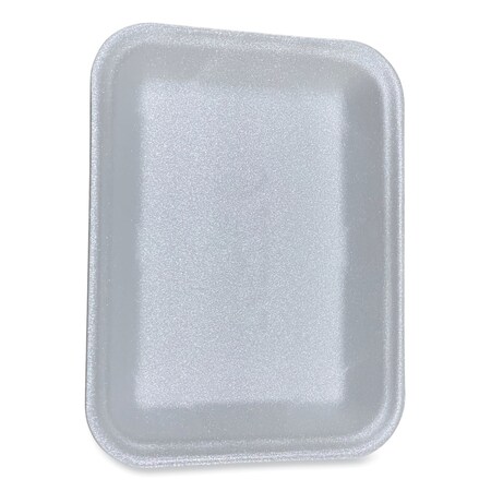 Gen Meat Trays, #4D, 9.47 x 7.12 x 1.32, White, 500PK 4DWH